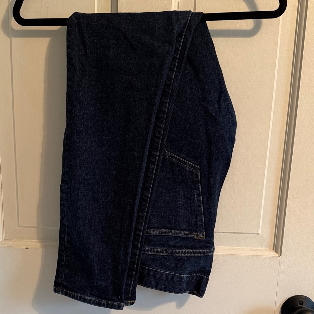 Club Monaco Men's Dark Blue Straight Jeans
